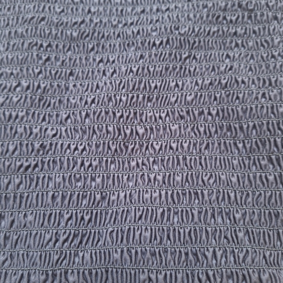 NWOT Boamar Womens Black One Piece Swimwear Smocked Front Scoop Back Size M - Picture 5 of 7